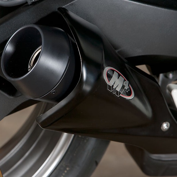 Gsxr750 2011モデル~ GPスリップオンブラックマフラー M4 Black 'GP' Slip-On 2011-2023 Suzuki GSX-R750 - SU6112-GP